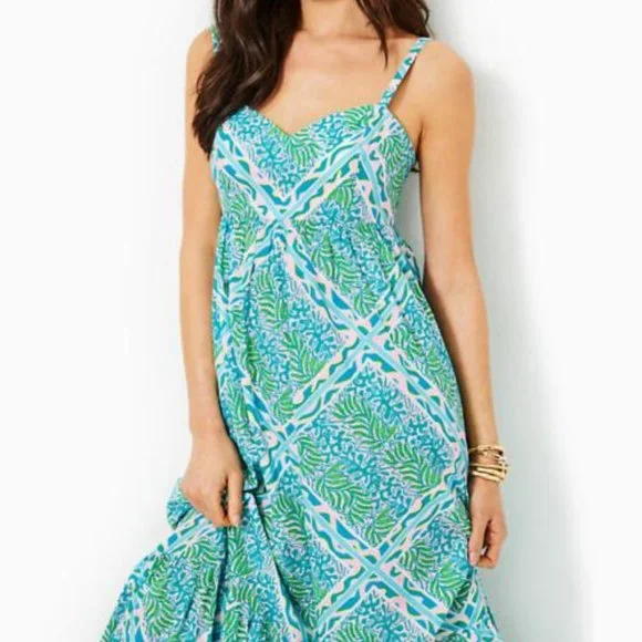 Heidi Cotton Maxi Dress (NWT) - Picture 3 of 5